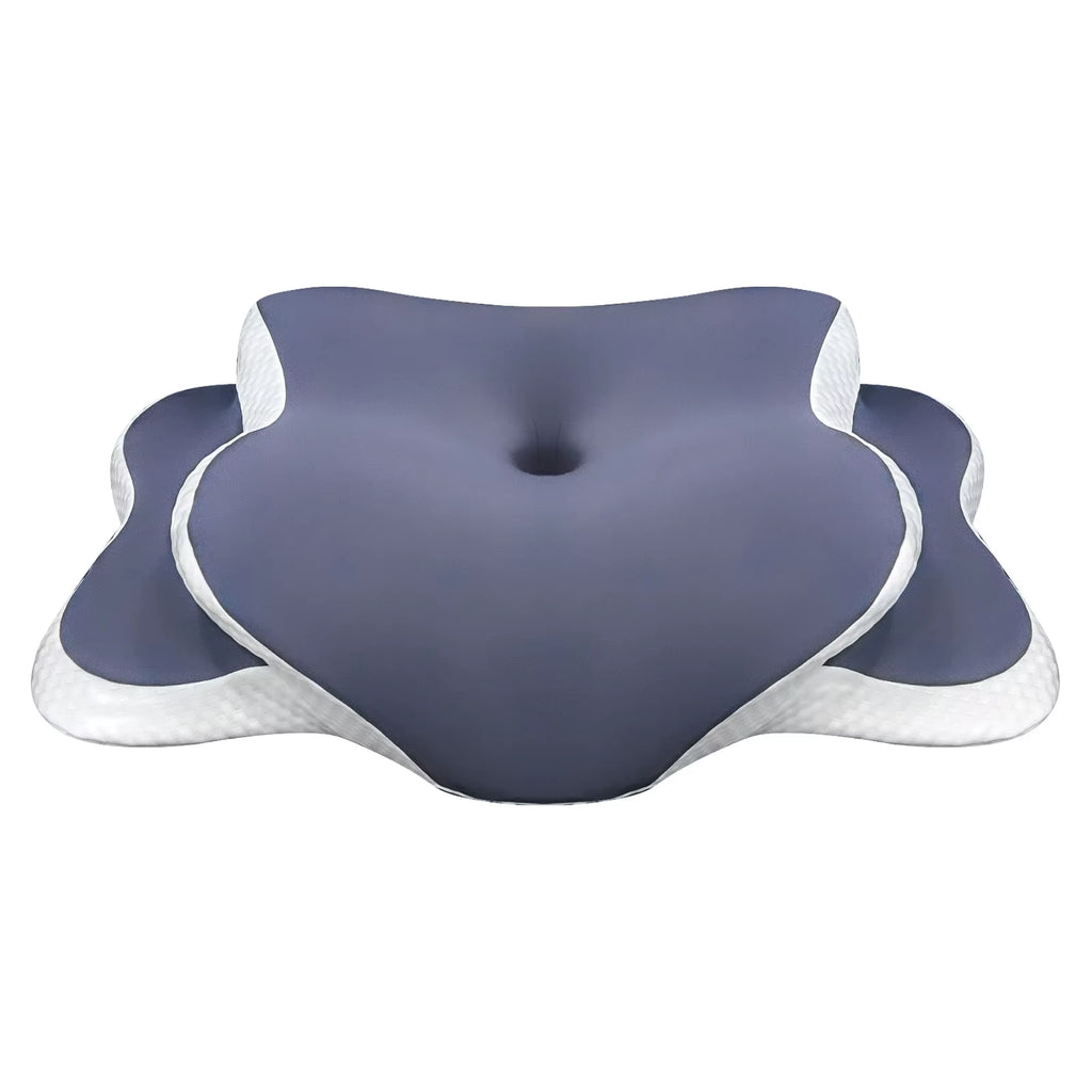 Memory Foam Pillow Cervical Pillow Neck Pain Relief Contour Ergonomic Orthopedic Neck Support for Side Back Stomach Sleeper Gift