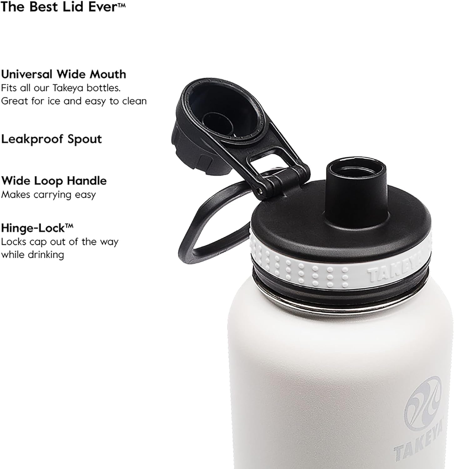 Originals 40 Oz Vacuum Insulated Stainless Steel Water Bottle - Leakproof & Bpa-Free Spout Lid - Keeps Drinks Cold 24 Hrs/Hot 12 Hrs - Double-Wall Design - Ideal for Active Lifestyles, Black