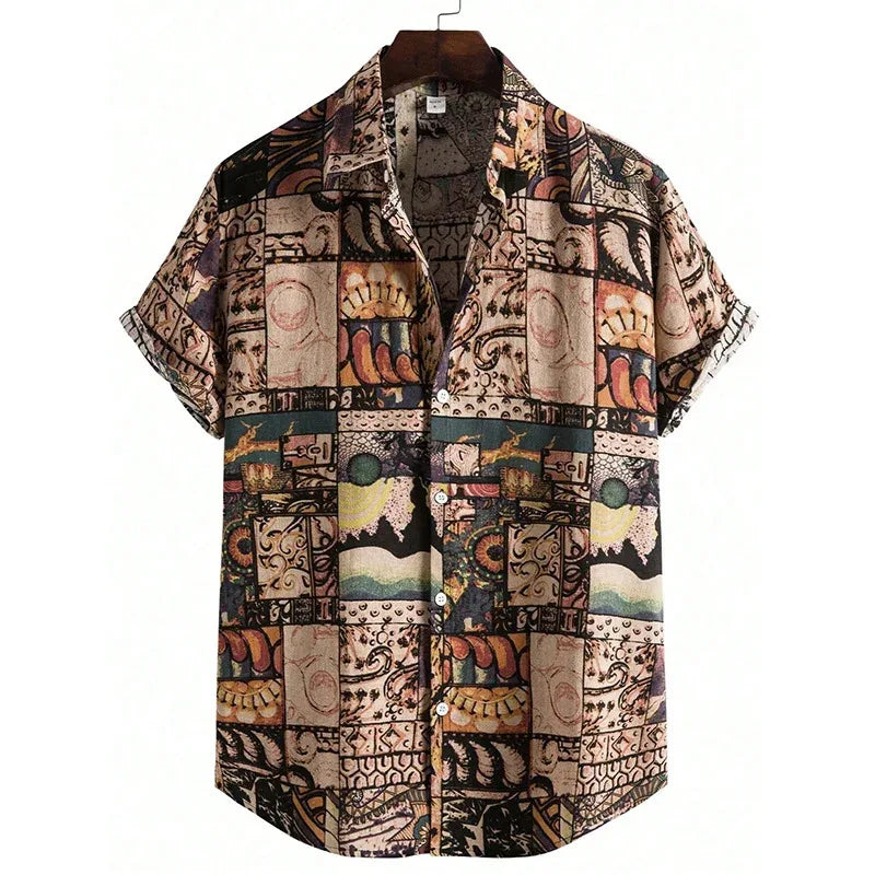 Summer 3d graffiti printed shirts are men's and children's fashionable streetwear, long-sleeved T-shirts, unisincy shirts, Havan