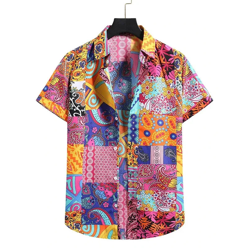 Summer 3d graffiti printed shirts are men's and children's fashionable streetwear, long-sleeved T-shirts, unisincy shirts, Havan