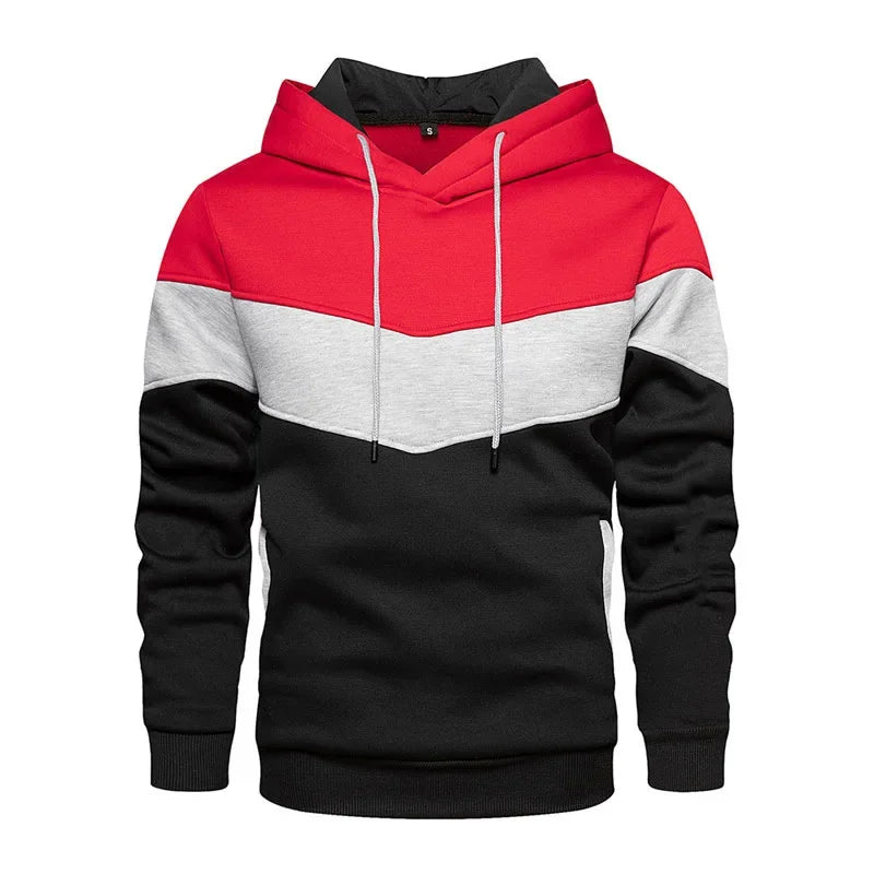 Men's Hooded Sweatshirt Hoodies Clothing Casual Loose Fleece Warm Streetwear Male Fashion Autumn Winter Sports Outwear