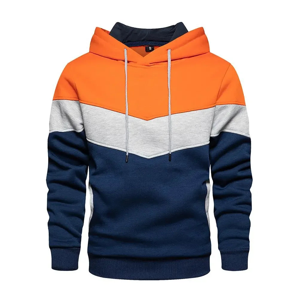 Men's Hooded Sweatshirt Hoodies Clothing Casual Loose Fleece Warm Streetwear Male Fashion Autumn Winter Sports Outwear