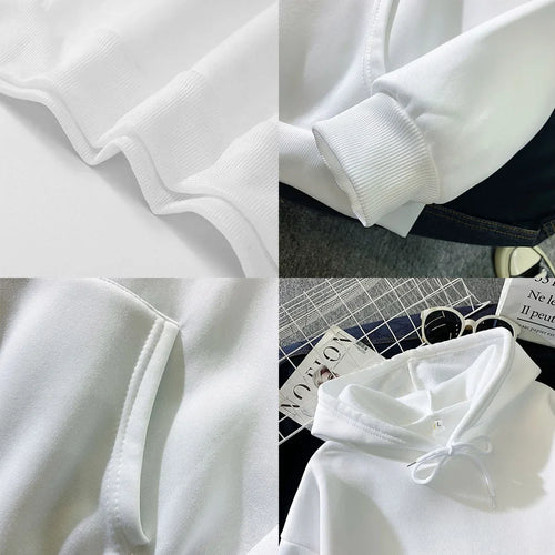 Hoodies 2024 New Men Harajuku Hooded Sweatshirts Casual All-match Pullover Streetwear Sweater Fashion Clothing Sweatshirt Hoodie